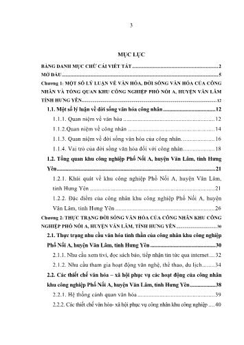 Tiểu luận Đời sống văn hóa của công nhân khu công nghiệp phố Nối A, huyện Văn Lâm, tỉnh Hưng Yên